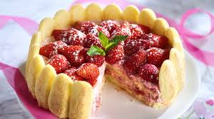 Strawberry Charlotte Cake - V&V Supremo Foods, Inc.