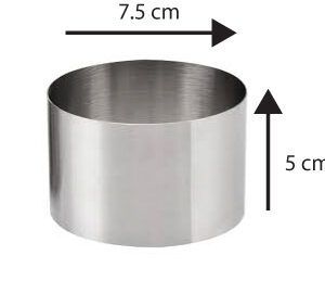慕斯圈 (Pastry Ring Mould) 7.5cm x 5cm